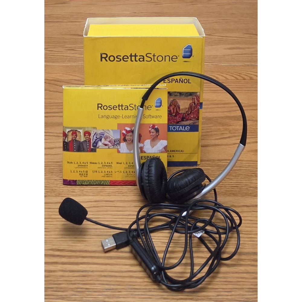 Rosetta Stone Spanish (Latin America) Level 1-5 1 2 3 4 5 6-Disc Set